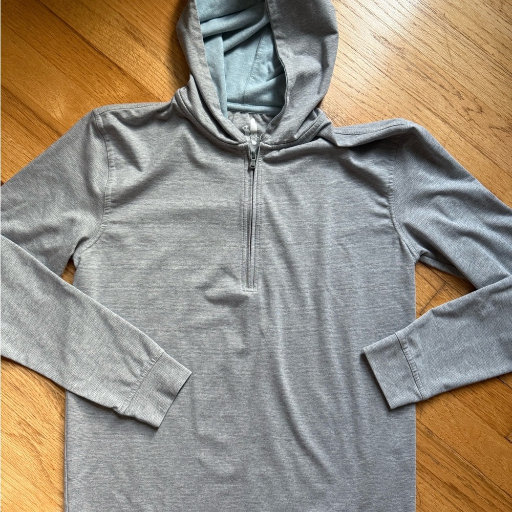 Johnnie-O Gray Men's Hoodie Shirt